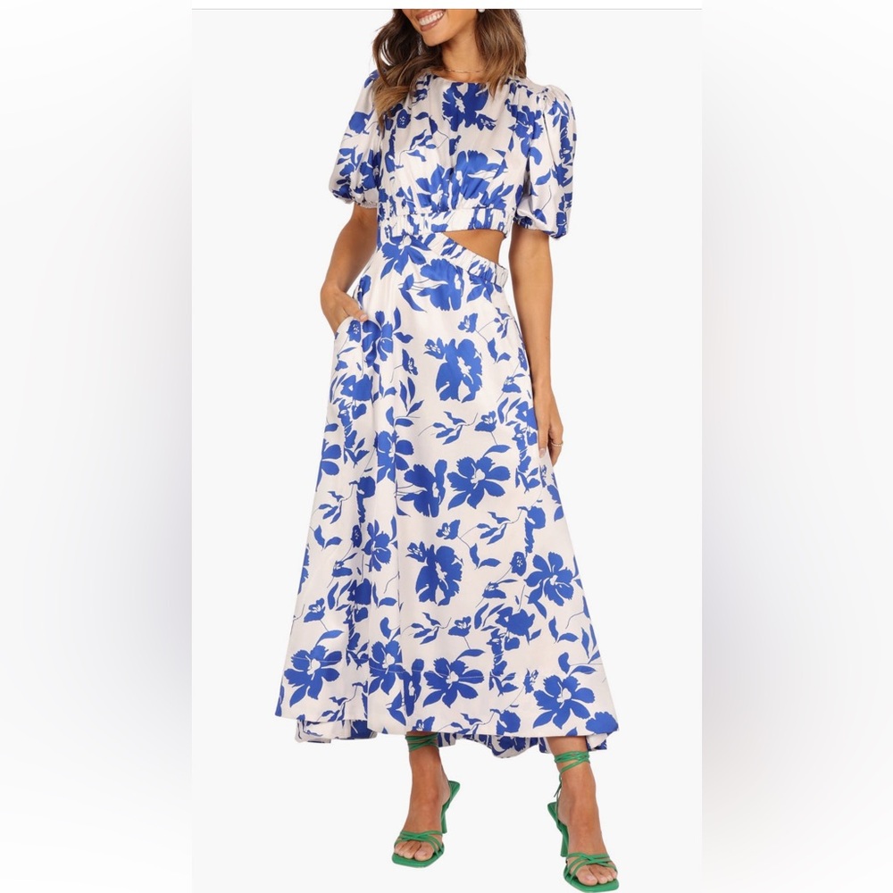 Petal & Pup Aminah Puff Sleeve Maxi Dress